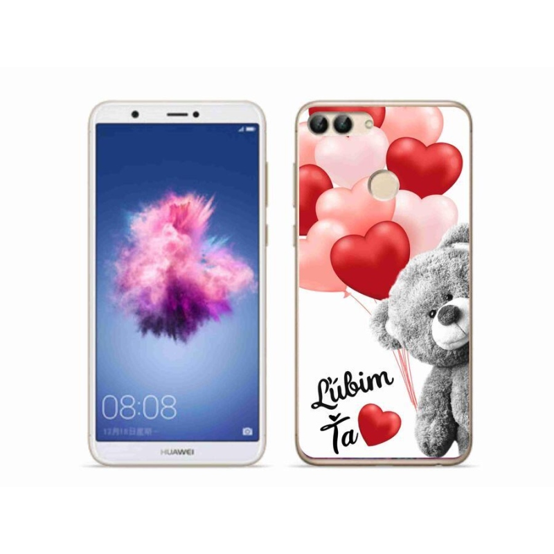 Gelový obal mmCase na mobil Huawei P Smart - ľúbim ťa sk