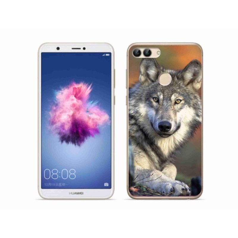 Gelový obal mmCase na mobil Huawei P Smart - vlk