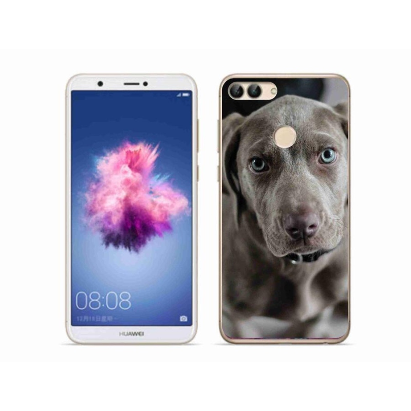 Gelový obal mmCase na mobil Huawei P Smart - výmarský ohař