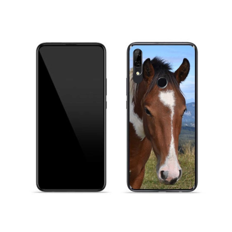 Gelový obal mmCase na mobil Huawei P Smart Z - hnědý kůň