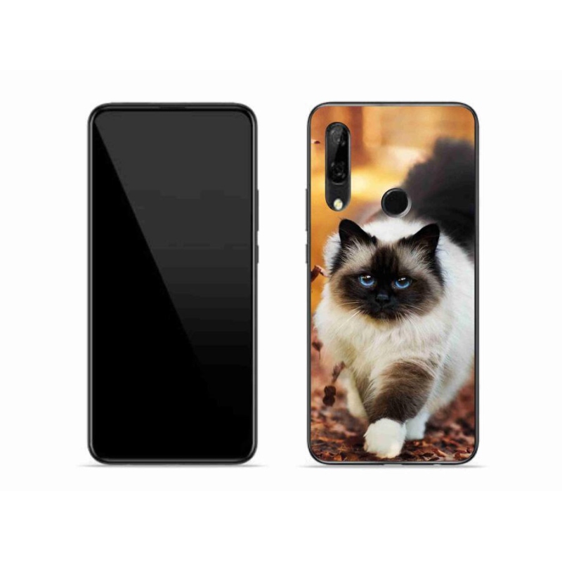 Gelový obal mmCase na mobil Huawei P Smart Z - kočka 1