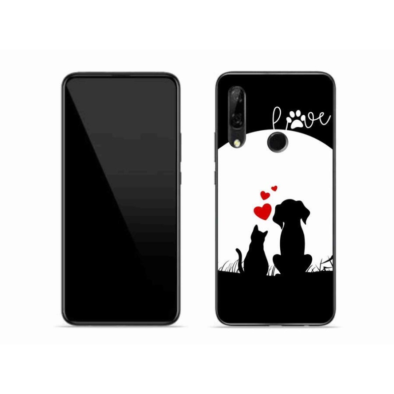 Gelový obal mmCase na mobil Huawei P Smart Z - zvířecí láska