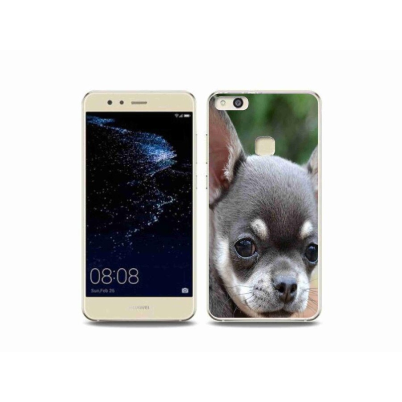 Gelový obal mmCase na mobil Huawei P10 Lite - čivava