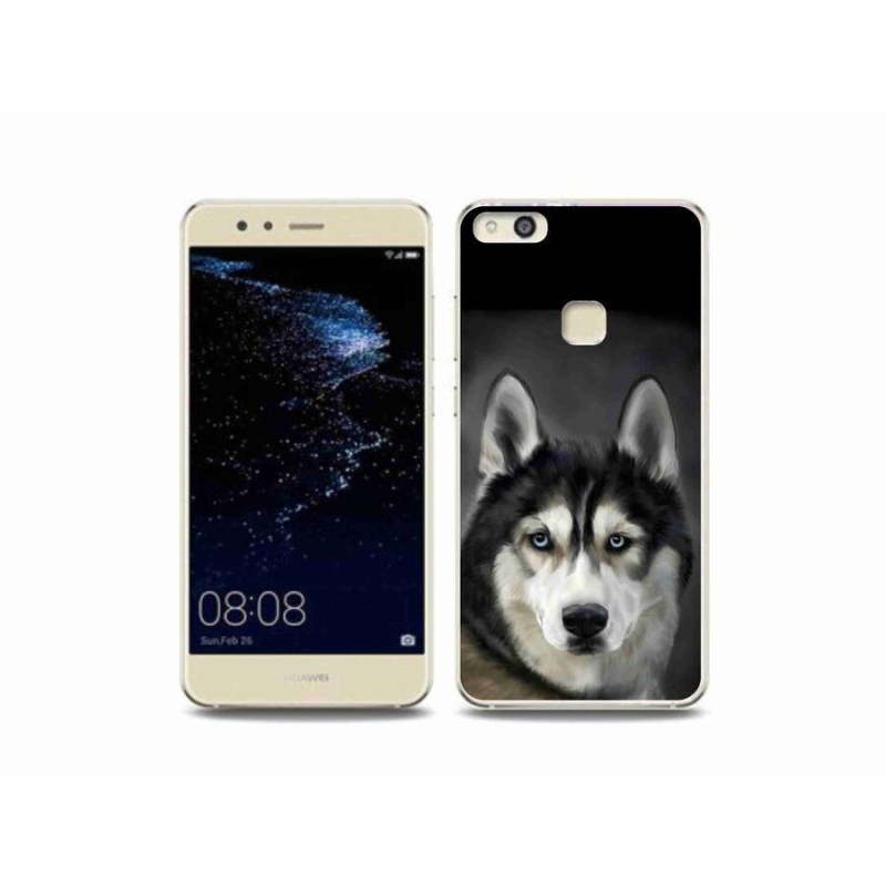 Gelový obal mmCase na mobil Huawei P10 Lite - husky