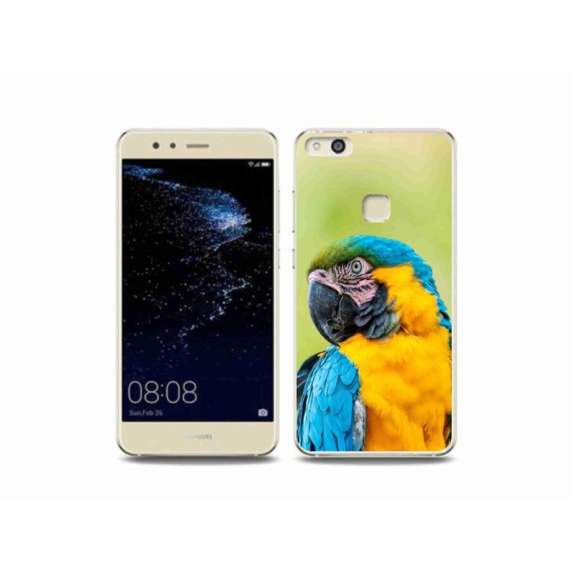 Gelový obal mmCase na mobil Huawei P10 Lite - papoušek ara 2