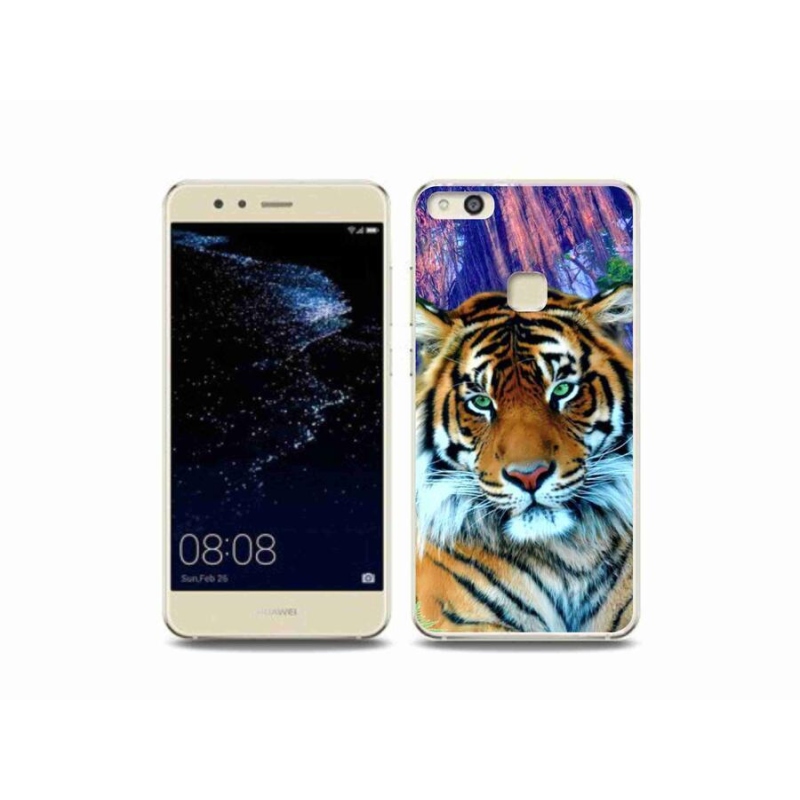 Gelový obal mmCase na mobil Huawei P10 Lite - tygr