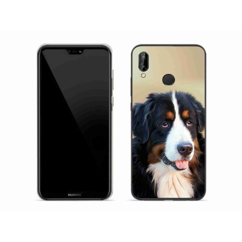 Gelový obal mmCase na mobil Huawei P20 Lite - bernský salašnický pes