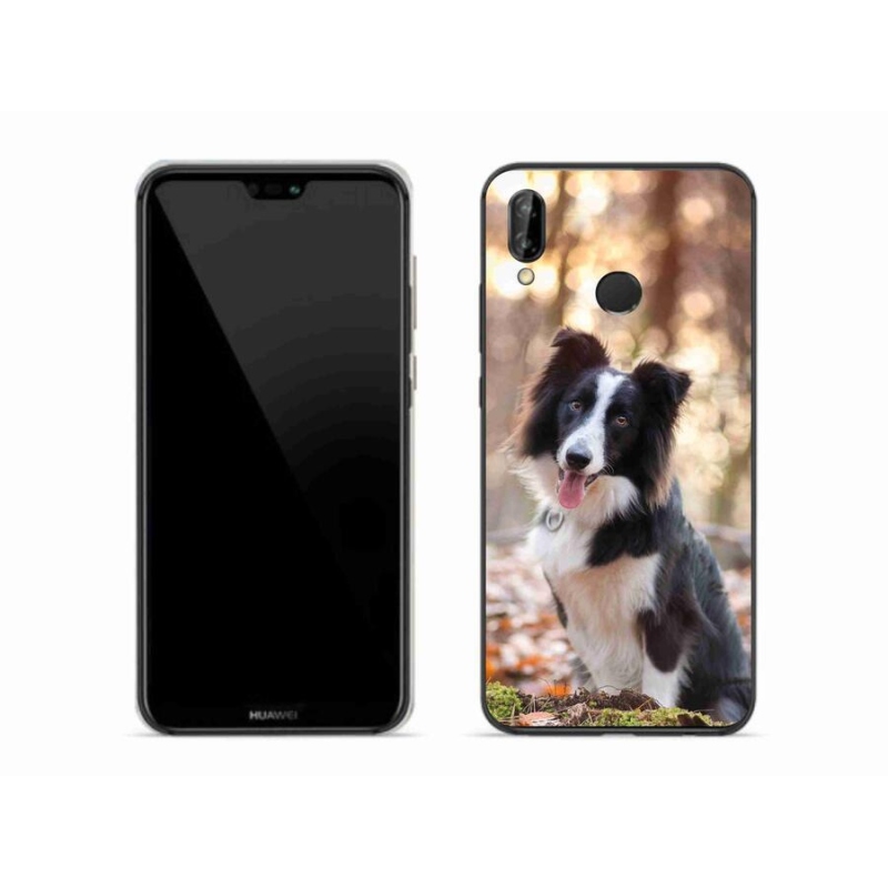 Gelový obal mmCase na mobil Huawei P20 Lite - border kolie 1