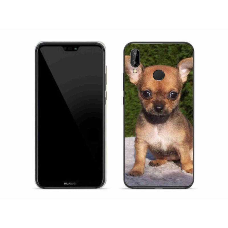Gelový obal mmCase na mobil Huawei P20 Lite - čivava 3