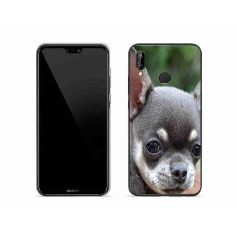 Gelový obal mmCase na mobil Huawei P20 Lite - čivava