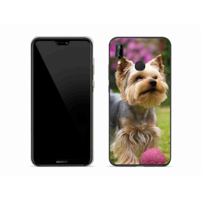 Gelový obal mmCase na mobil Huawei P20 Lite - jorkšír 4