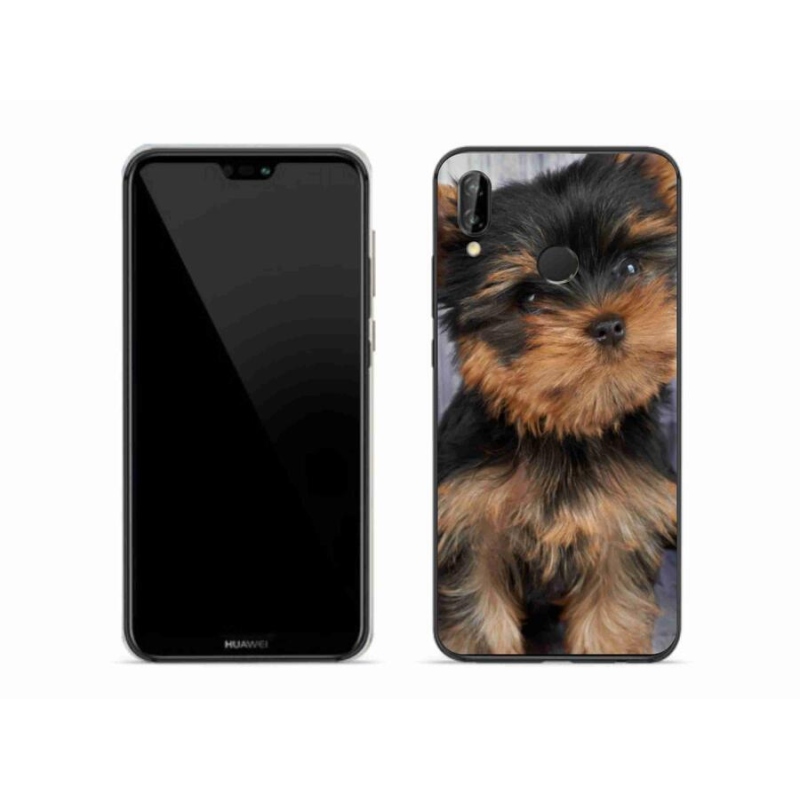 Gelový obal mmCase na mobil Huawei P20 Lite - jorkšír 9