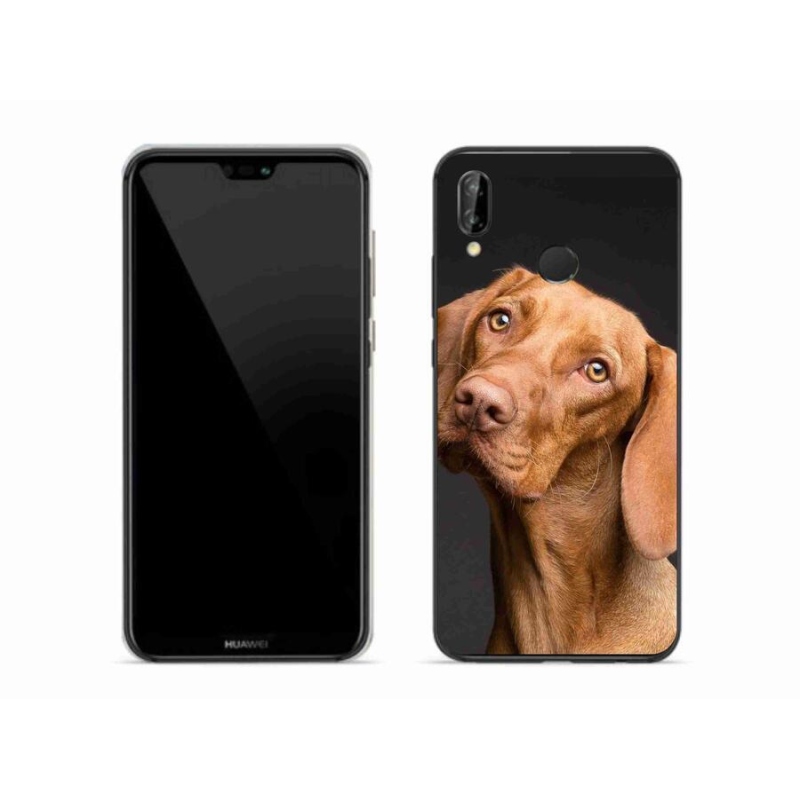Gelový obal mmCase na mobil Huawei P20 Lite - maďarský ohař