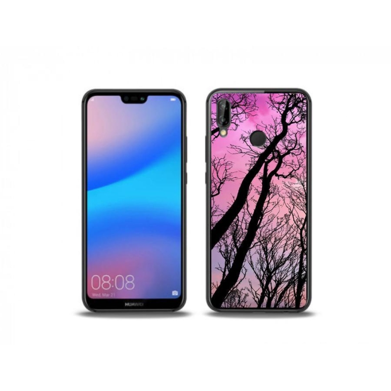 Gelový obal mmCase na mobil Huawei P20 Lite - opadané stromy