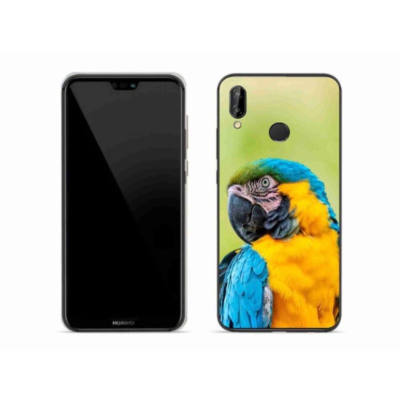 Gelový obal mmCase na mobil Huawei P20 Lite - papoušek ara 2