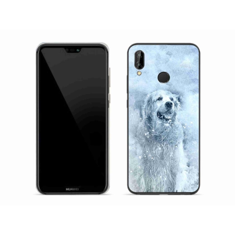 Gelový obal mmCase na mobil Huawei P20 Lite - retrívr