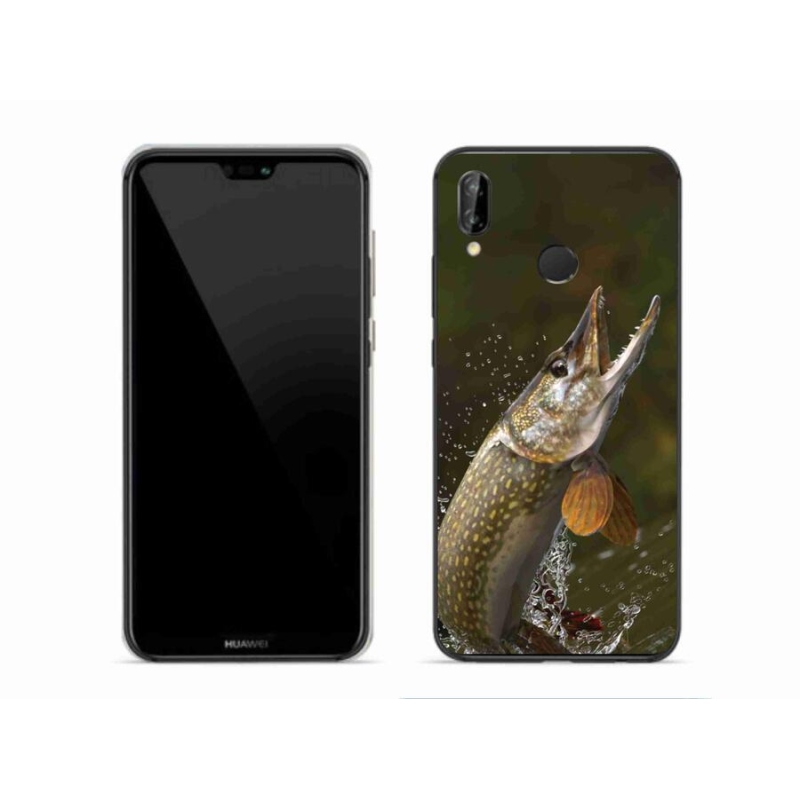 Gelový obal mmCase na mobil Huawei P20 Lite - štika