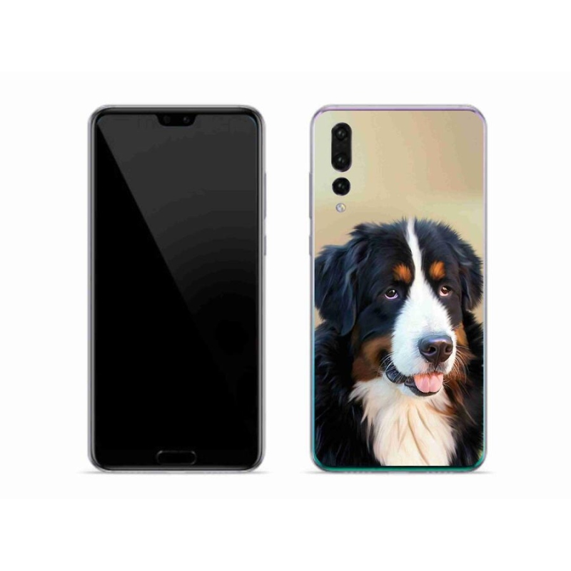 Gelový obal mmCase na mobil Huawei P20 Pro - bernský salašnický pes