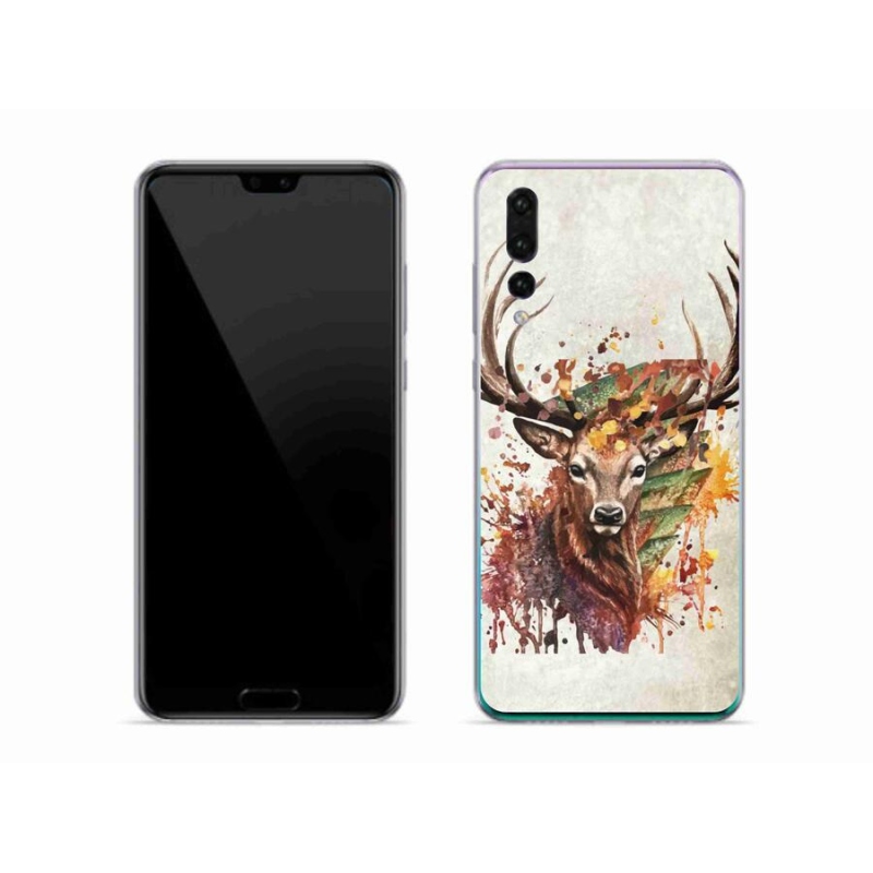 Gelový obal mmCase na mobil Huawei P20 Pro - jelen 1
