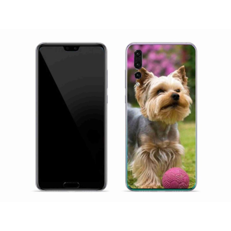 Gelový obal mmCase na mobil Huawei P20 Pro - jorkšír 4