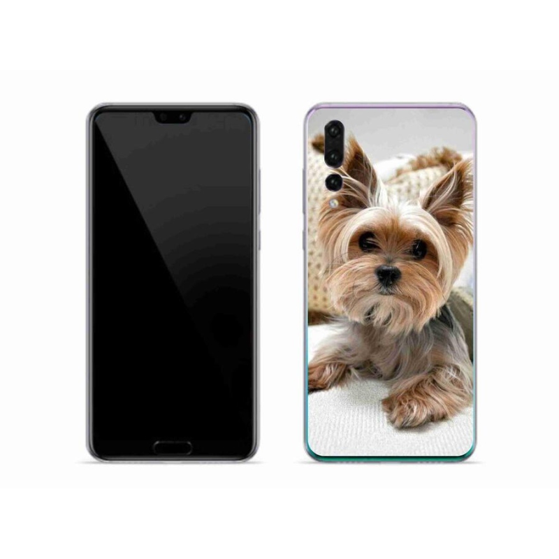 Gelový obal mmCase na mobil Huawei P20 Pro - jorkšír 5