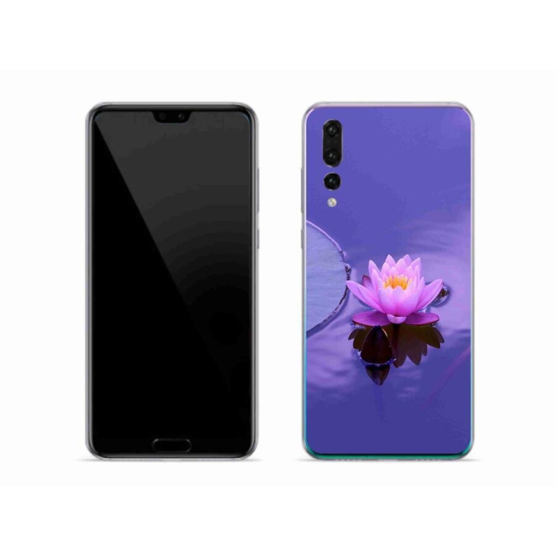 Gelový obal mmCase na mobil Huawei P20 Pro - květ na hladině
