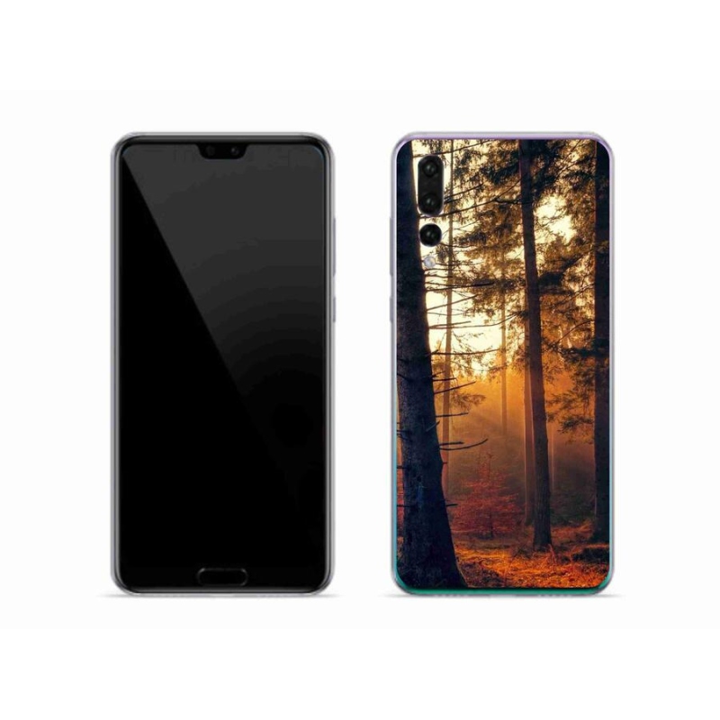 Gelový obal mmCase na mobil Huawei P20 Pro - les