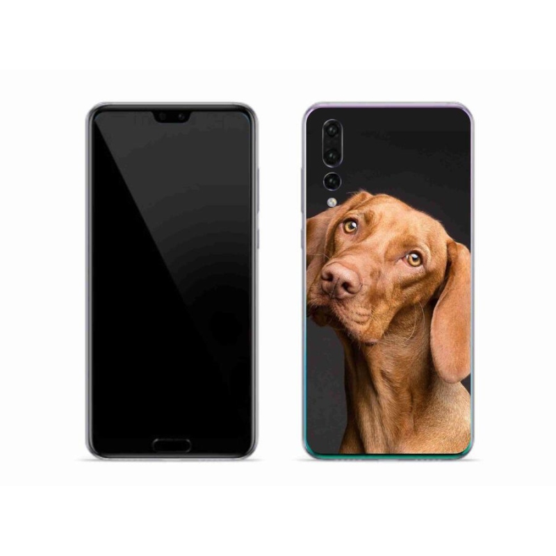 Gelový obal mmCase na mobil Huawei P20 Pro - maďarský ohař