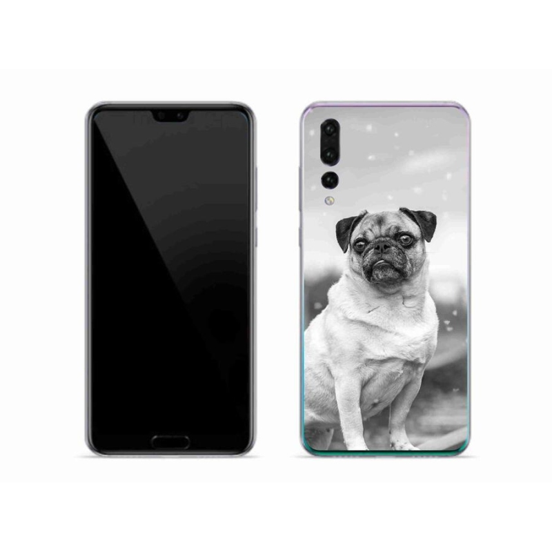 Gelový obal mmCase na mobil Huawei P20 Pro - mops