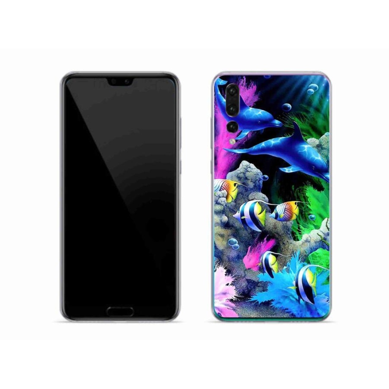 Gelový obal mmCase na mobil Huawei P20 Pro - mořský svět