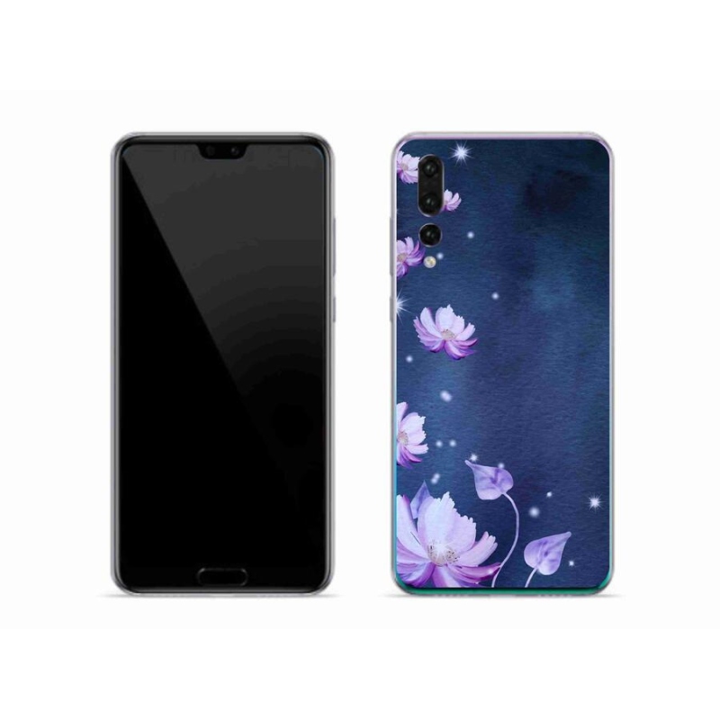 Gelový obal mmCase na mobil Huawei P20 Pro - padající květy