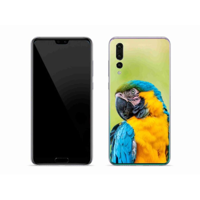 Gelový obal mmCase na mobil Huawei P20 Pro - papoušek ara 2