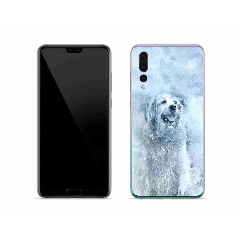 Gelový obal mmCase na mobil Huawei P20 Pro - retrívr