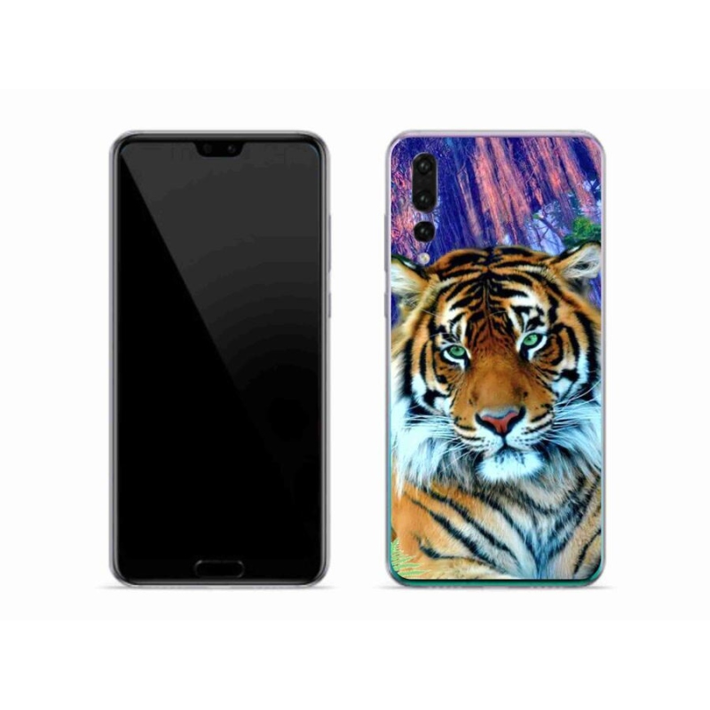 Gelový obal mmCase na mobil Huawei P20 Pro - tygr
