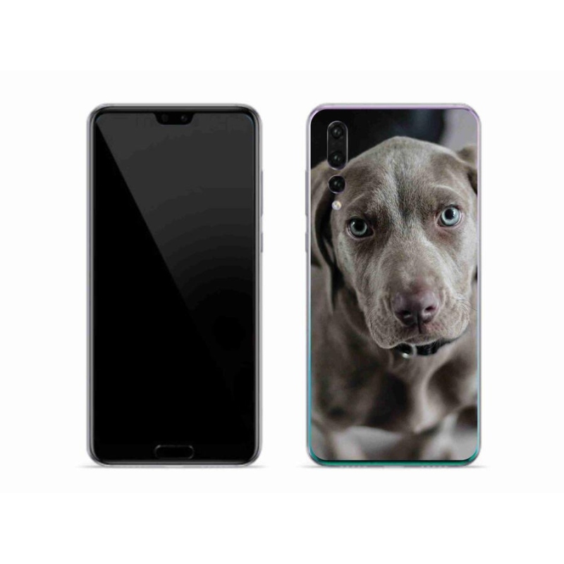 Gelový obal mmCase na mobil Huawei P20 Pro - výmarský ohař