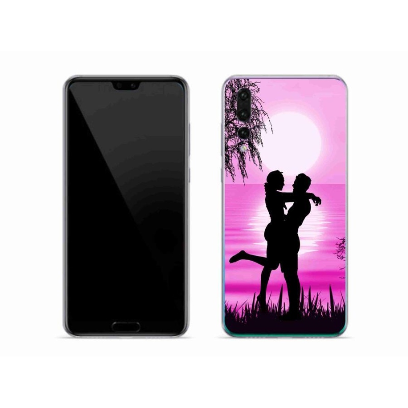 Gelový obal mmCase na mobil Huawei P20 Pro - západ slunce