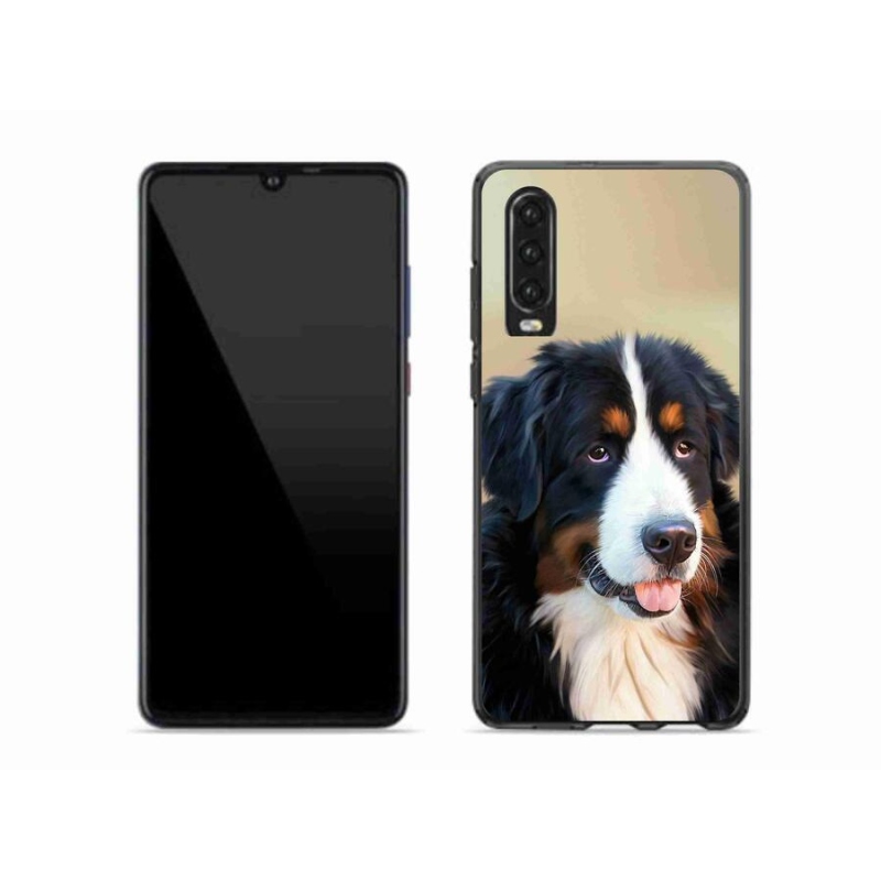 Gelový obal mmCase na mobil Huawei P30 - bernský salašnický pes