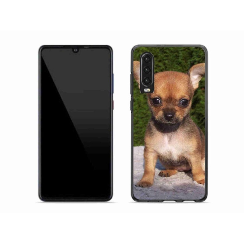 Gelový obal mmCase na mobil Huawei P30 - čivava 3