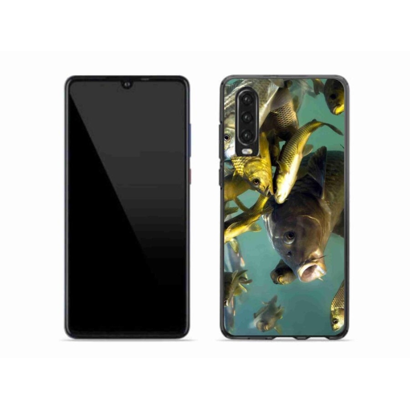 Gelový obal mmCase na mobil Huawei P30 - hejno ryb