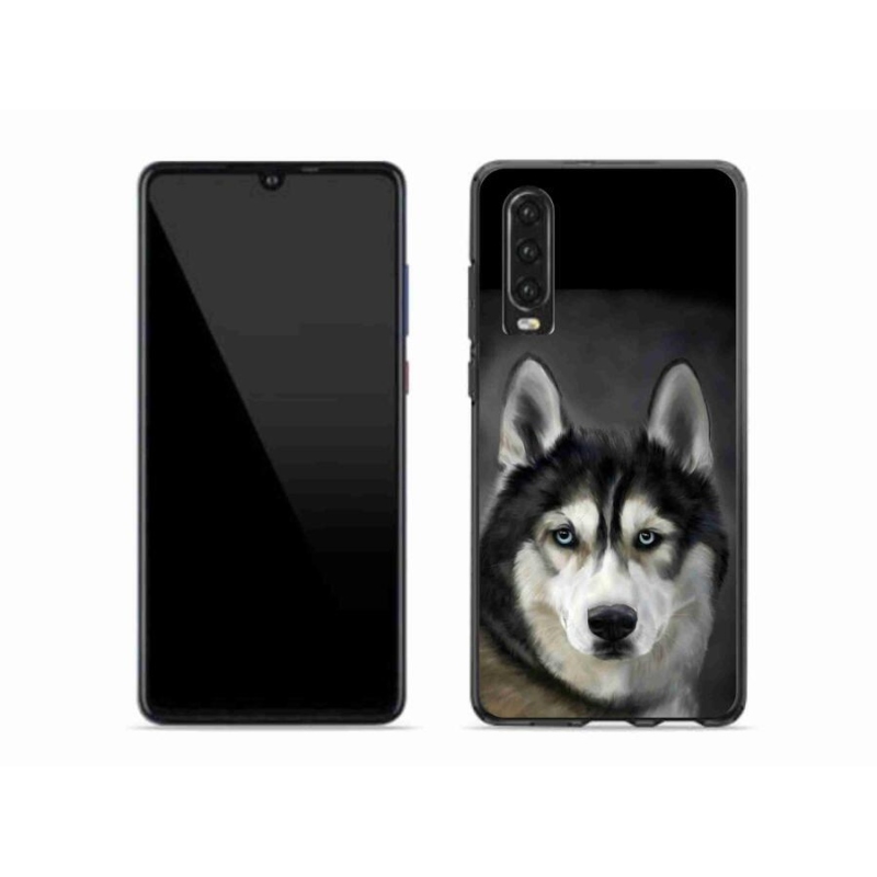 Gelový obal mmCase na mobil Huawei P30 - husky