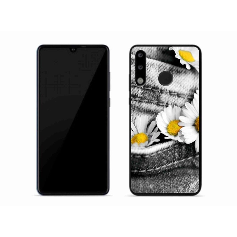 Gelový obal mmCase na mobil Huawei P30 Lite - kopretiny