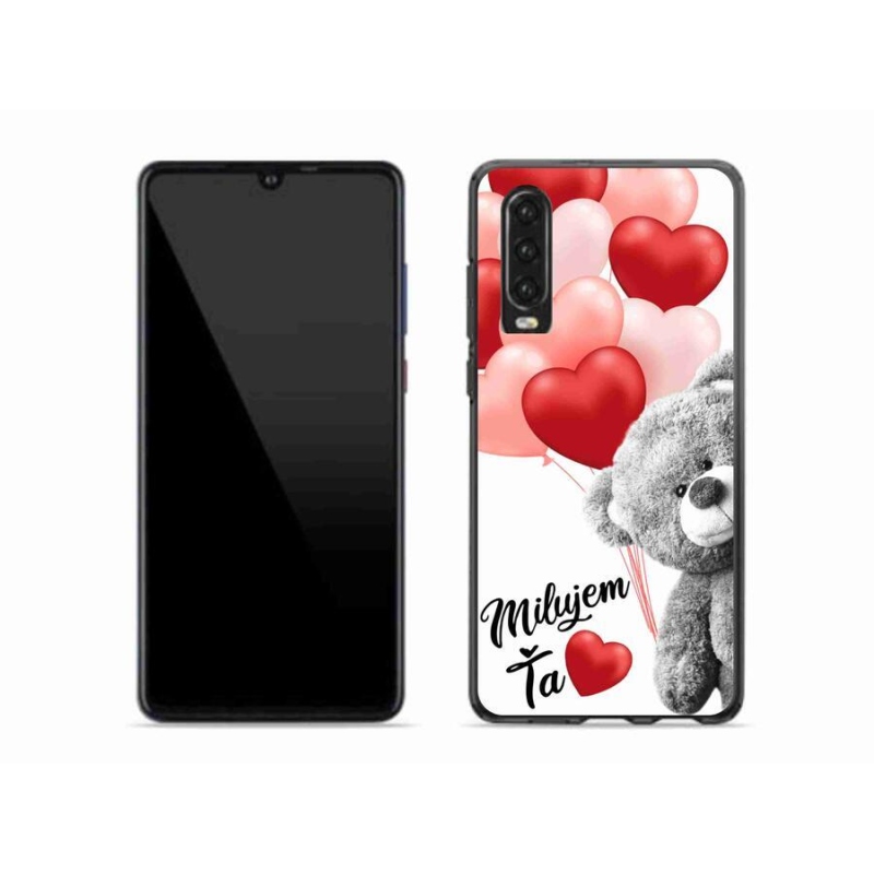 Gelový obal mmCase na mobil Huawei P30 - milujem Ťa sk