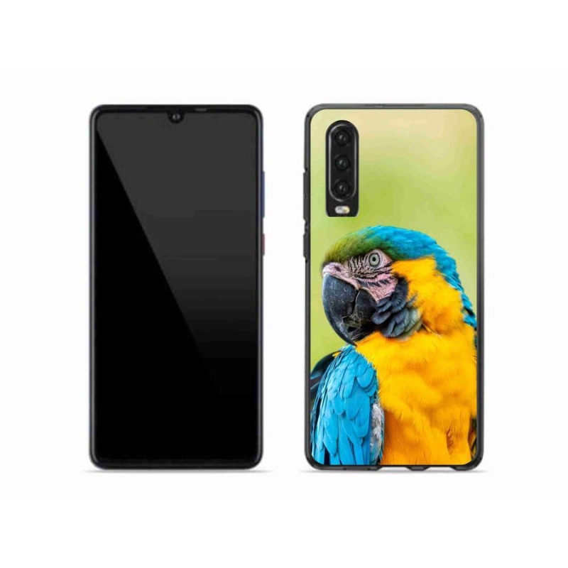 Gelový obal mmCase na mobil Huawei P30 - papoušek ara 2