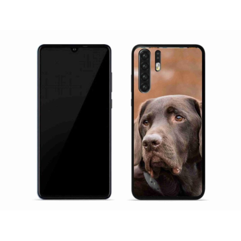 Gelový obal mmCase na mobil Huawei P30 Pro - hnědý labrador