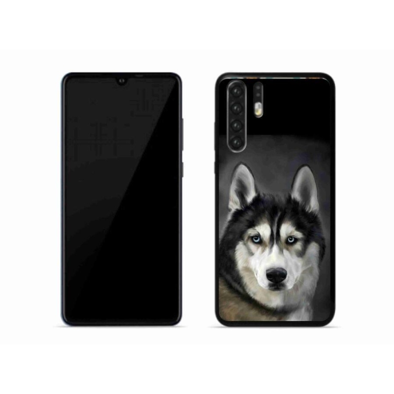 Gelový obal mmCase na mobil Huawei P30 Pro - husky
