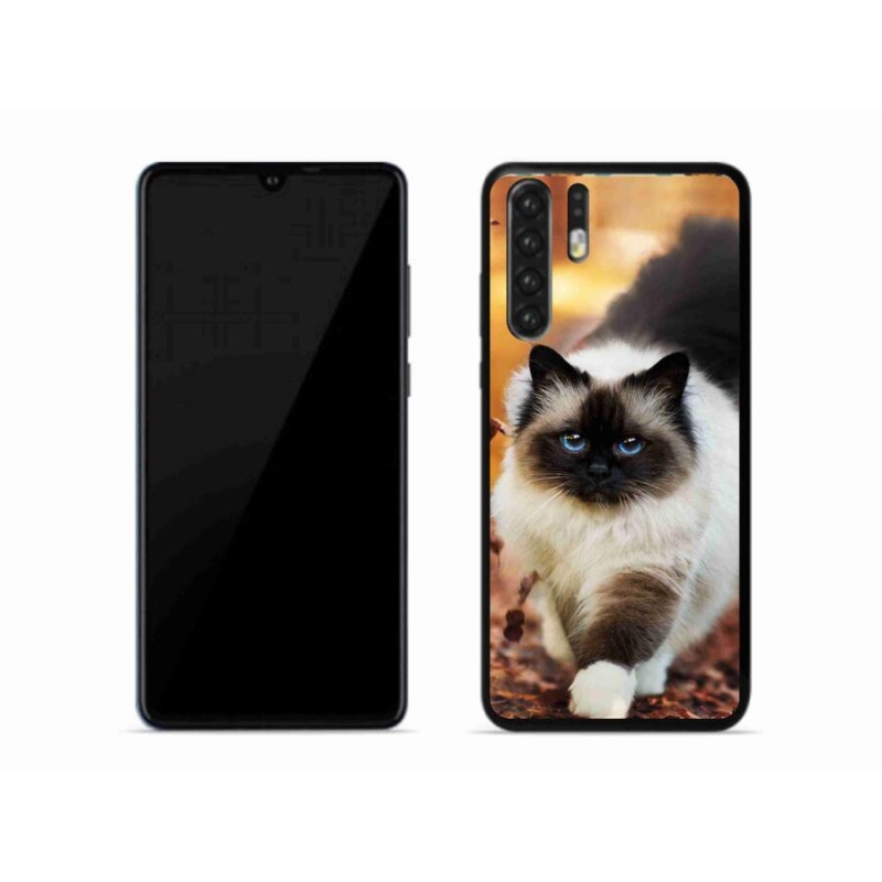 Gelový obal mmCase na mobil Huawei P30 Pro - kočka 1