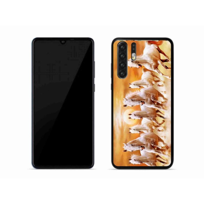 Gelový obal mmCase na mobil Huawei P30 Pro - koně 2