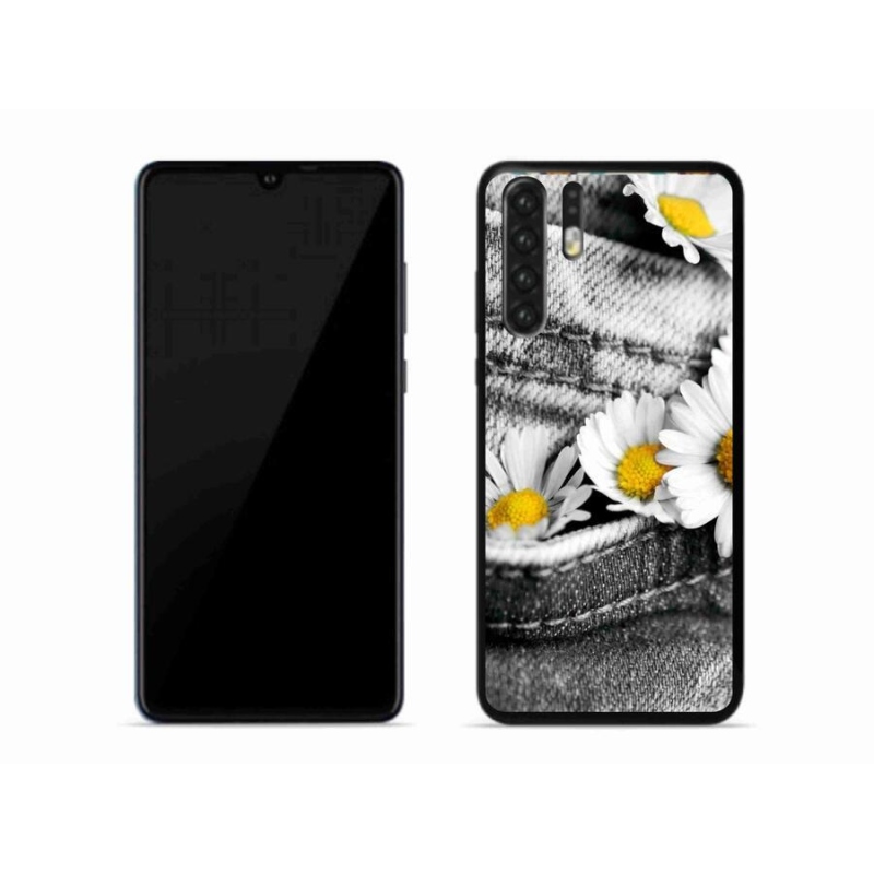 Gelový obal mmCase na mobil Huawei P30 Pro - kopretiny