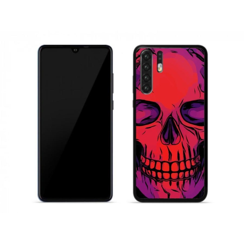 Gelový obal mmCase na mobil Huawei P30 Pro - lebka