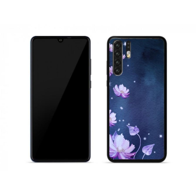 Gelový obal mmCase na mobil Huawei P30 Pro - padající květy